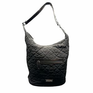 Vera Bradley Disney Black Quilted Mickey Shoulder Bag Hobo Tote